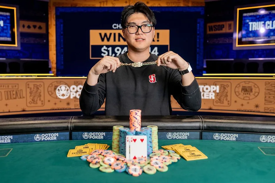 Lee became a WSOP champion in his first year playing the series.