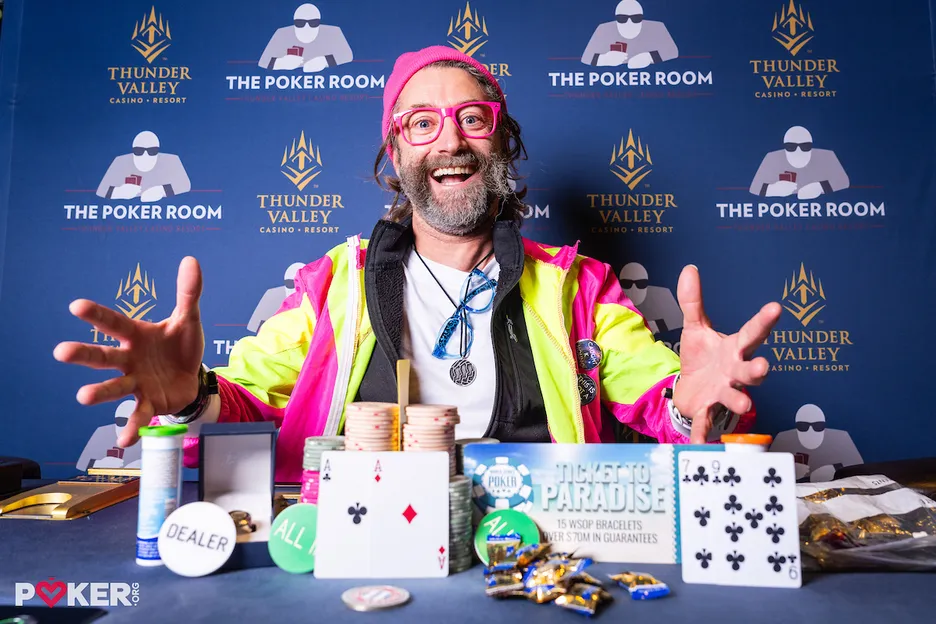 WSOPC Thunder Valley Main Event champion Andreas 'Rayo' Kniep