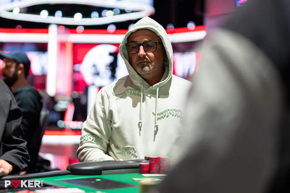 Hellmuth eliminated Josh Arieh in 9th place to set up the final table
