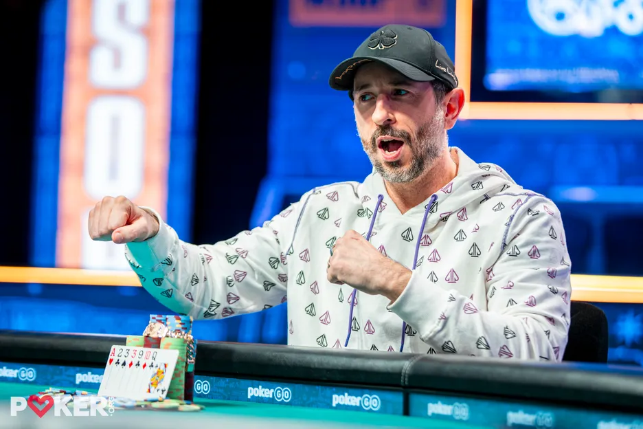 The rarely used 'fighter's pose' fit well on Brian Rast. 