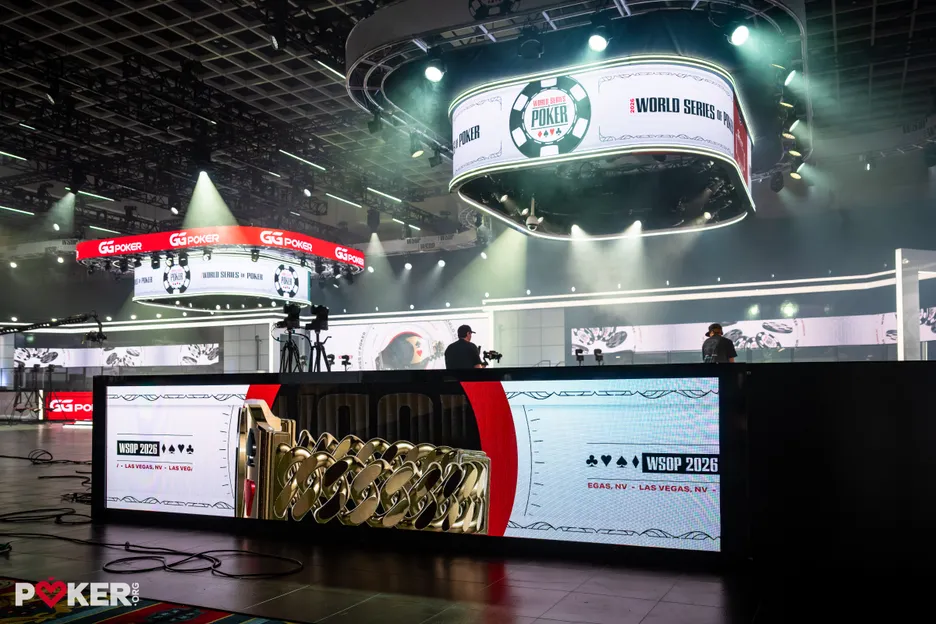 There's plenty of room for spectators – and today's a good day to rail with the $25K Heads-Up Championship playing now.