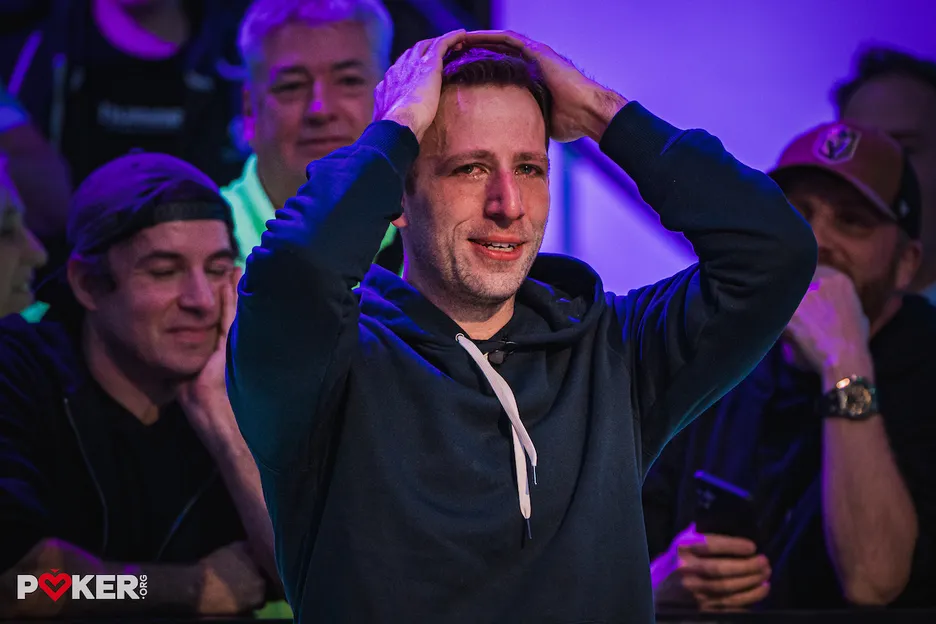 An emotional Benny Glaser takes in his PPC winning moment