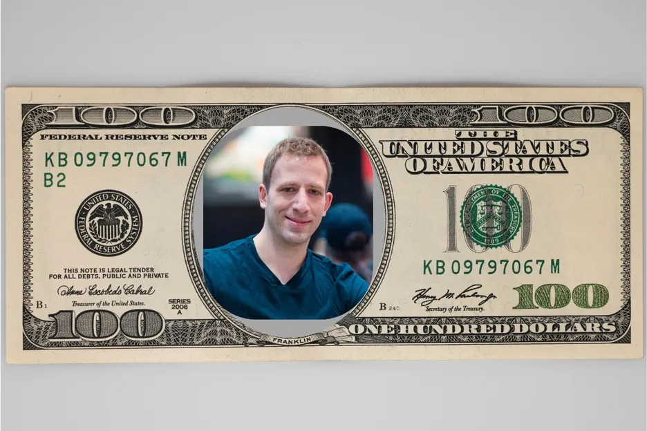 Benny Glaser 100 dollar bill