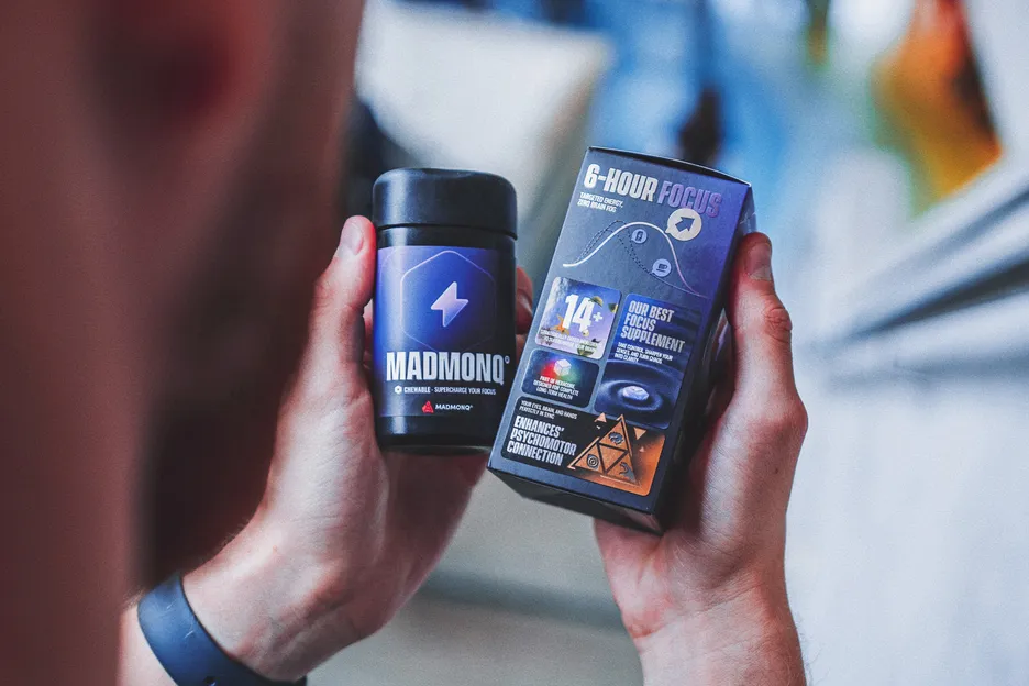 Each chewable tablet gives six hours of energy, focus and calm.