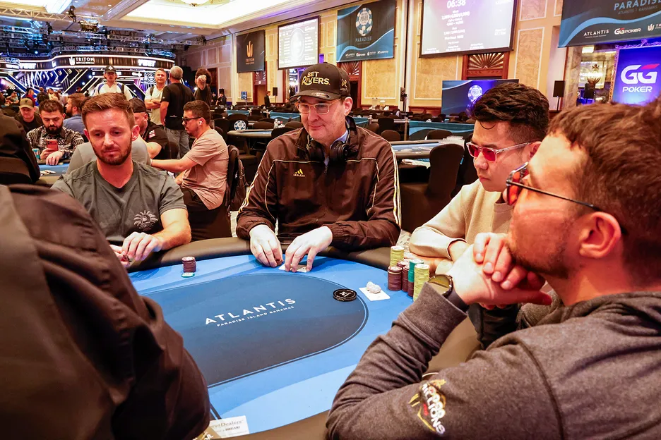 Hellmuth was all smiles in his first event of WSOP Paradise