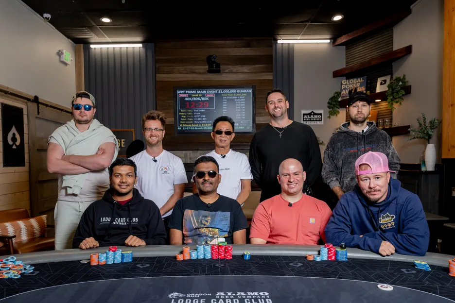 The WPT Prime Lodge Championship final table.