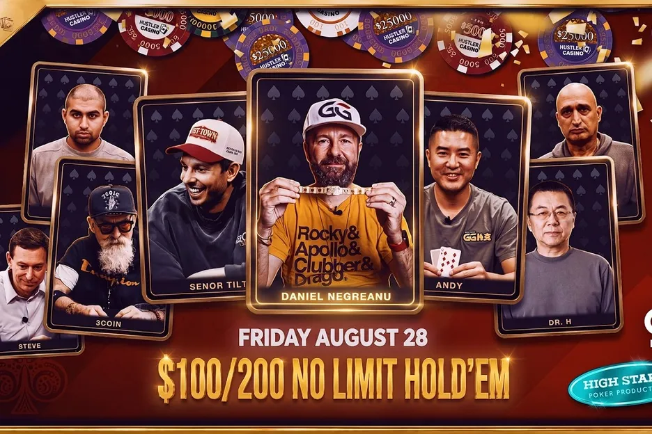 Daniel Negreanu brought the eyeballs to Friday night's Hustler Casino Live stream. 
