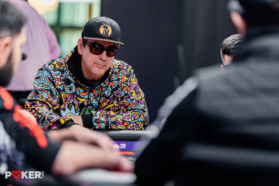 Phil Laak got lucky and then unlucky to bust in sixth place, falling short of his first Circuit ring.