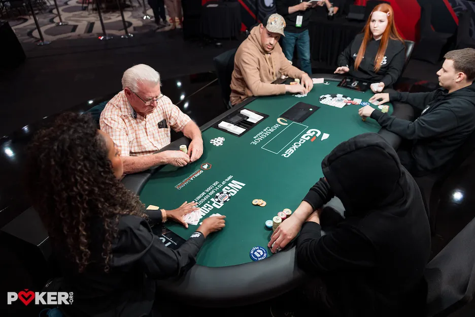John Smith, left, and Artur Martirosian, top, play their quarter-final matches
