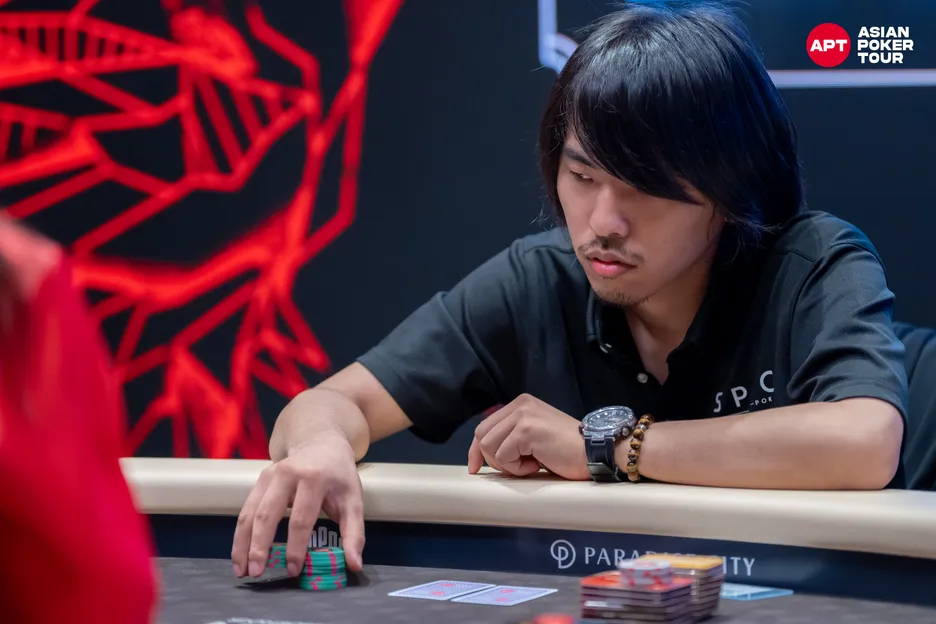 Kuoki Okumiya came second but only lasted two hands heads-up for the trophy.