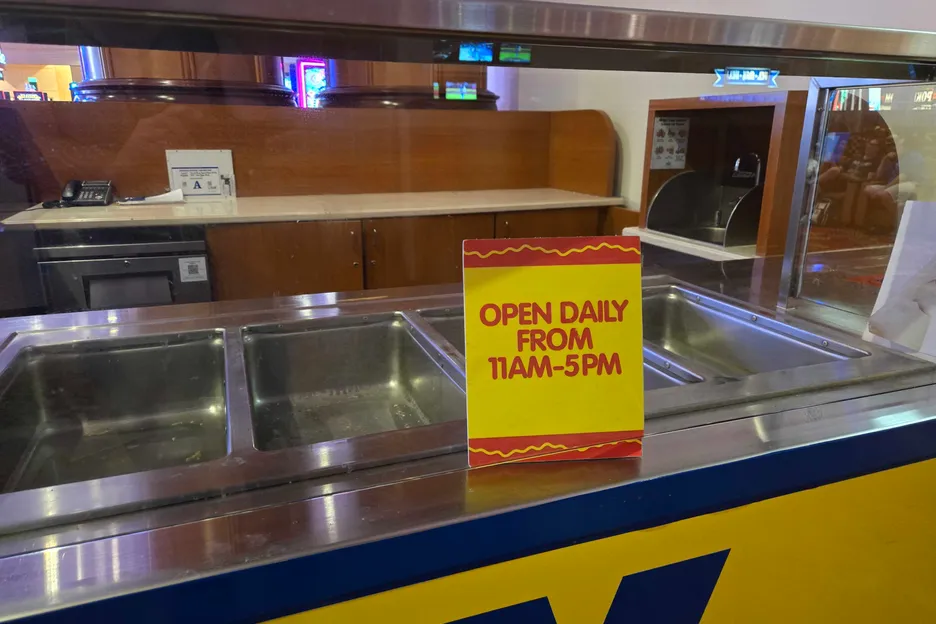 You have until 5 pm to lineup for a $1.50 hot dog at South Point. 