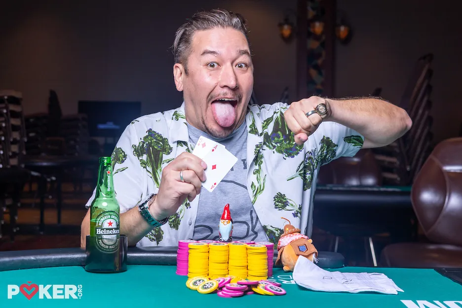 Event #18: $400 Double Stack Closer champion Derrick Plumage