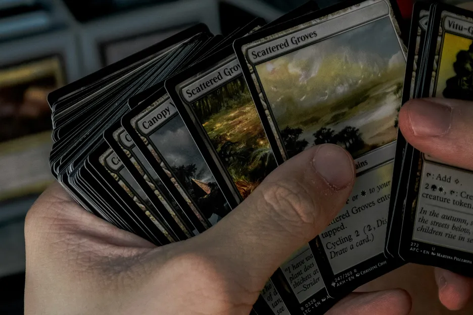 Building the right deck is a crucial element of the game. credit Kayl Photo Unsplash