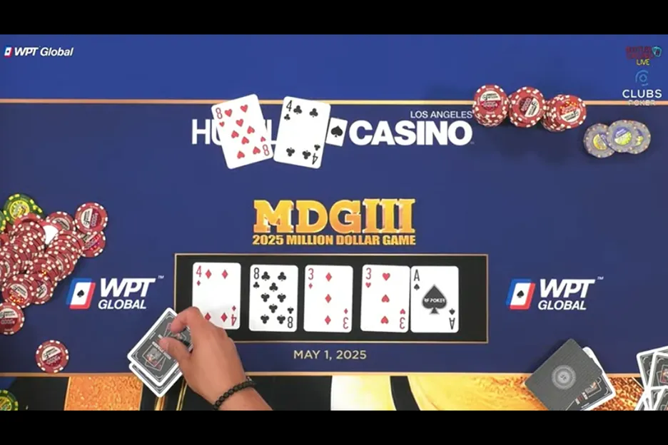 Top two pair took over $1.6M on Day 3 of the Million Dollar Game. 