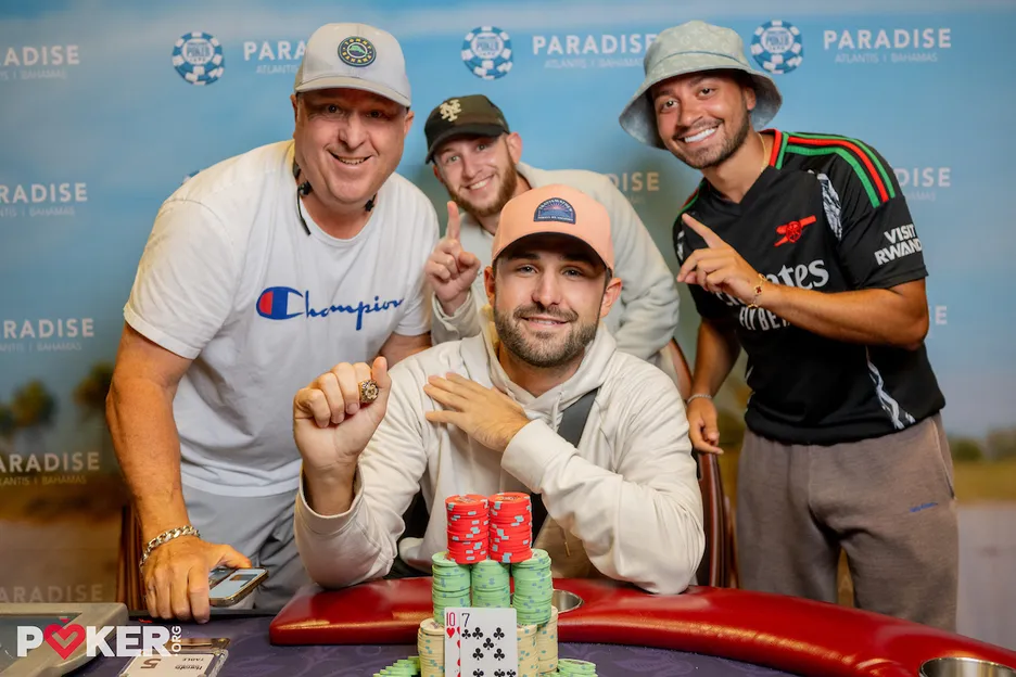 Carter McMahon has two WSOPC rings in as many weeks. 