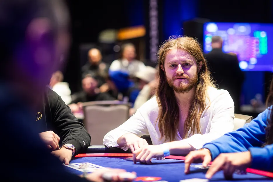 The face of a man who has run too good at poker.