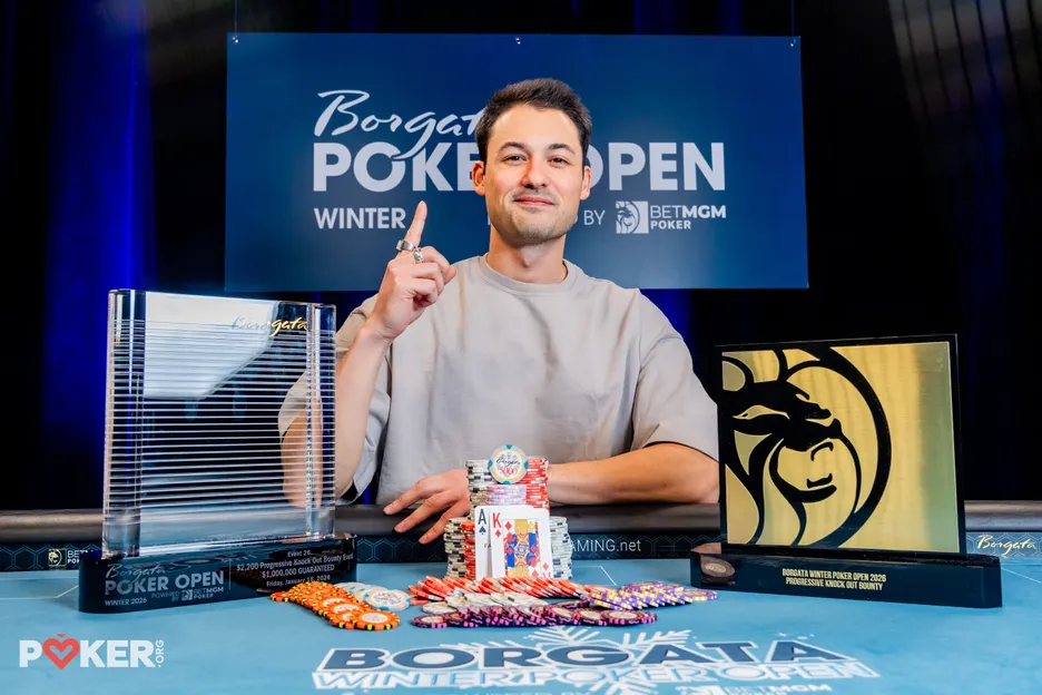 Michael "Casey" Mann took down the $2,200 PKO. 