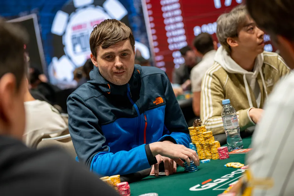 Martin Kabrhel dusted off a big stack in record time on Day 2 of Event #1 of the WSOPE.