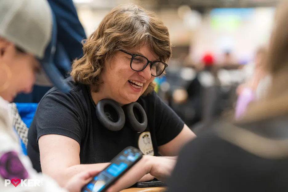 VIctoria Livschitz bagged for Day 2