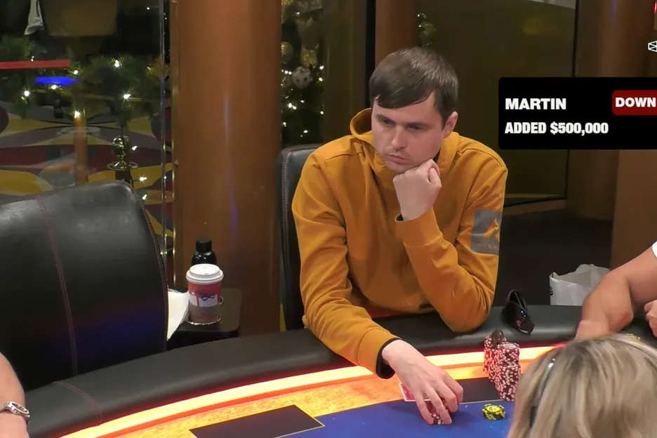 Martin Kabrhel on the Million Dollar Marathon stream. 