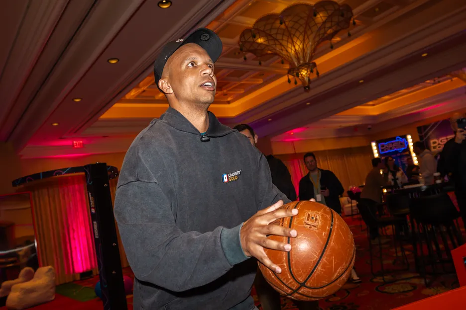 Ivey bounced the night away in the player's lounge earlier in the week. 