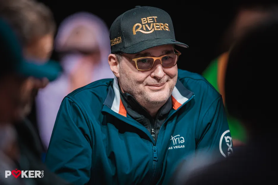 Phil Hellmuth isn't in the danger zone yet, but a blow-up could be coming. 