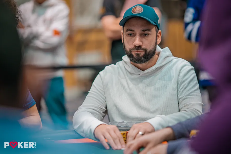Justin Liberto started Phil Hellmuth off as the bubble approached.