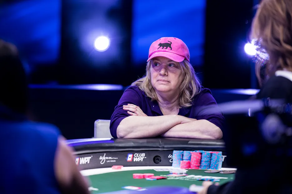 Kathy Liebert playing at the WPT Ladies Championship in 2022.