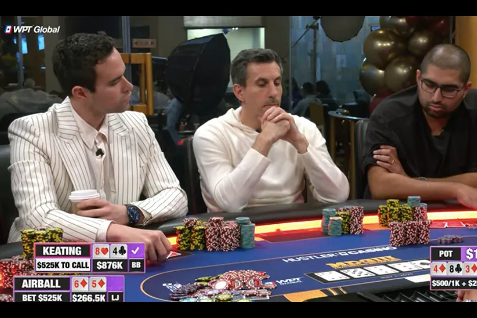 Keating stared into Airball's soul for several minutes. 