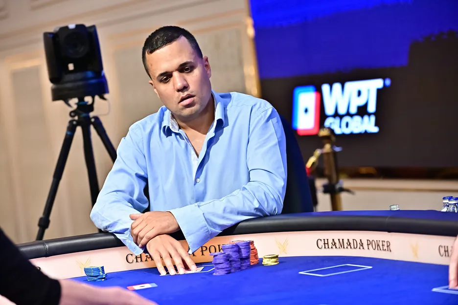 Close but no cigar: James Mahone. credit wpt/Tomas Stacha