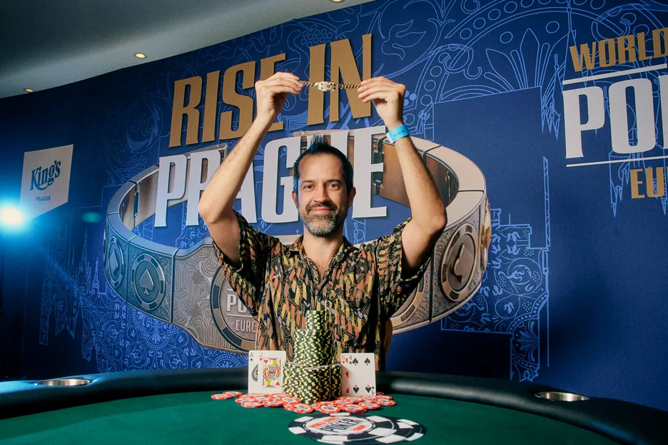 Adam Geyer won a three-way all-in on the final hand to scoop his first WSOP bracelet. 