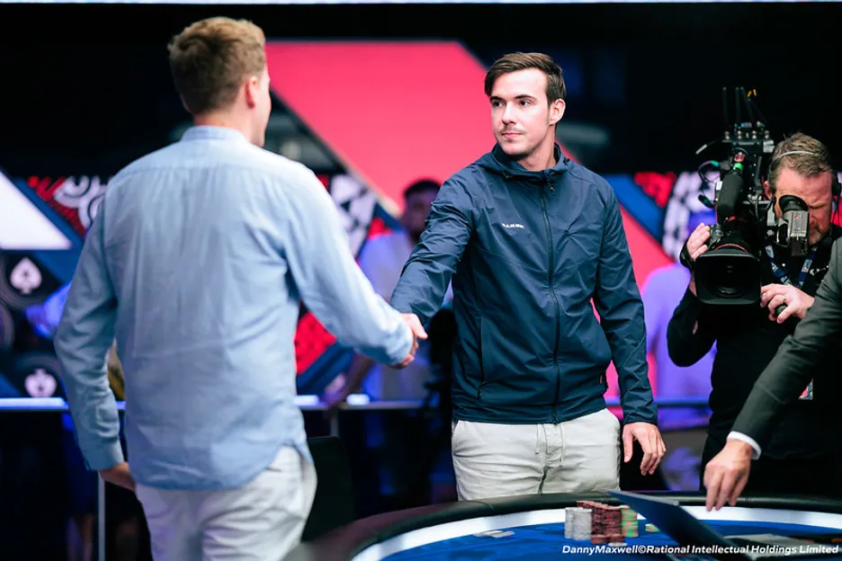 Thomas Eychenne finished the job to win his first-ever live tournament