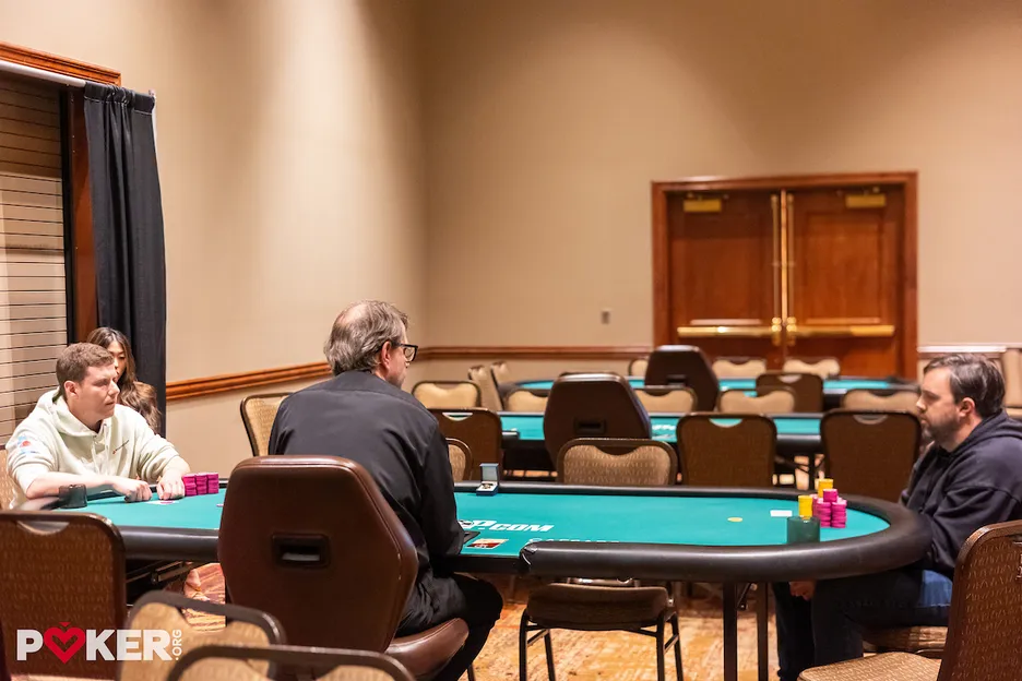 Engel and WSOP Mystery Millions champion Mike Wilklow heads-up