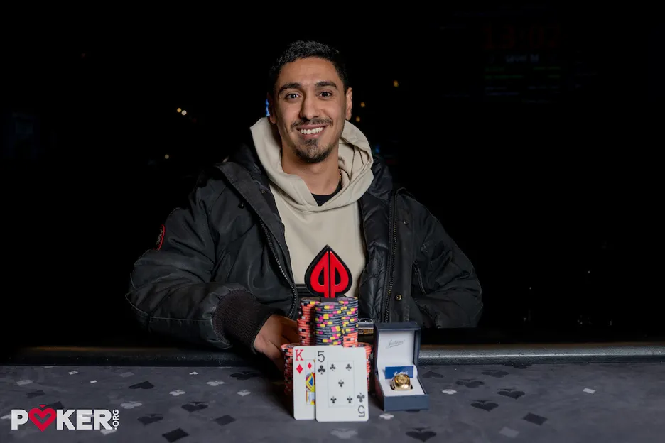 Spring 2025 WSOPC Playground Main Event champion Adil Morkos