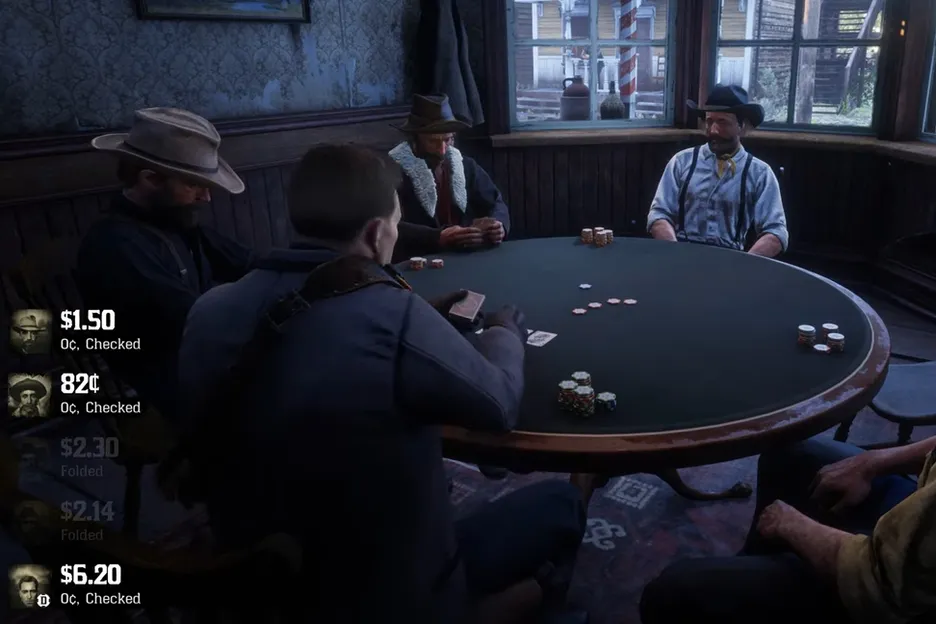 Poker in Red Dead Redemption