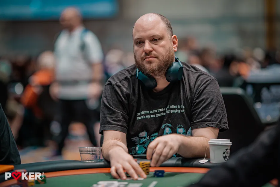 Scott Seiver at the 2025 Poker Players Championship. 