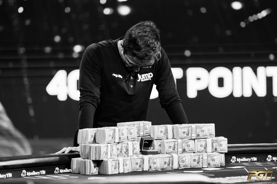 Yuri won over $2 million in four straight tournaments at the PokerGO Studio. 