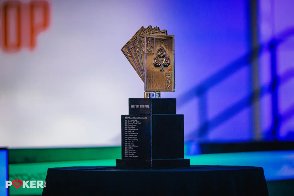 Along with the bracelet, the Chip Reese trophy goes to the winner of the PPC
