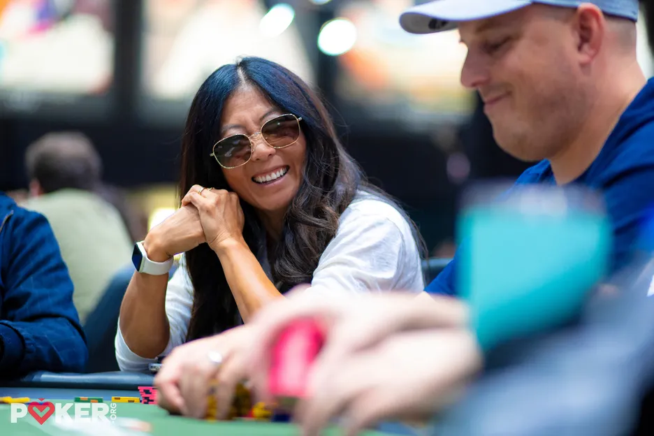 Esther Taylor's third-place finish in the Poker Players Championship came with a wave of appreciation from spectators. 