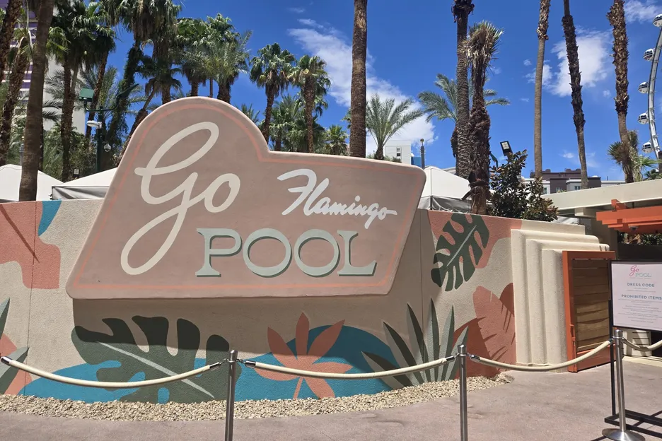 The Flamingo pool is for the adult party people in your group, but they have a family pool, too. 