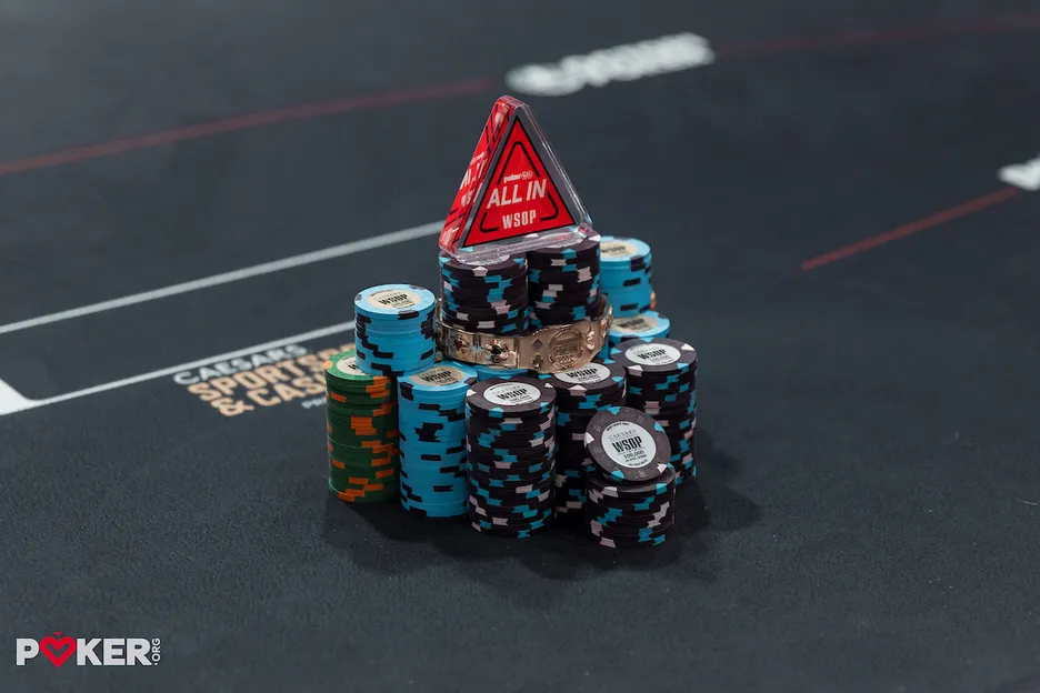 Big stack at the WSOP