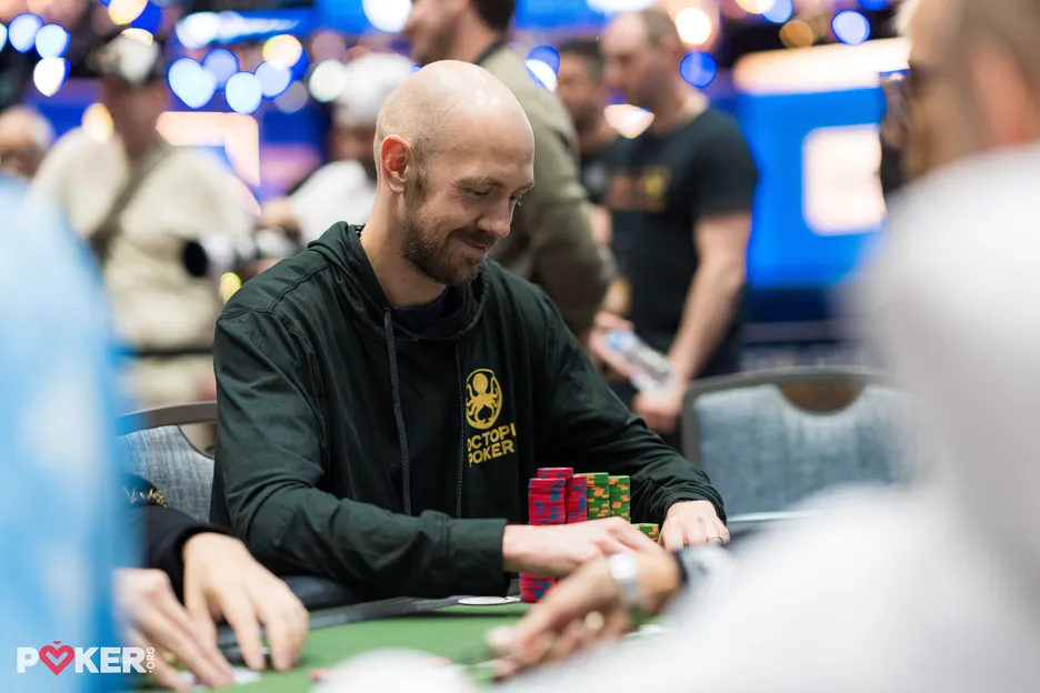 Stephen Chidwick came close to a third bracelet of his own.