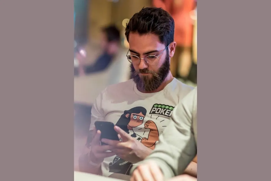 David Pomroy, pictured in his Unibet Poker days.