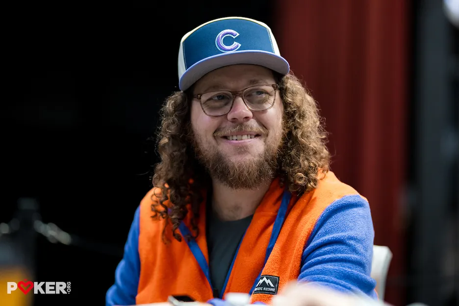 Cody Brinn, seen here in a Chicago Cubs hat, gave up a big lead in heads-up play