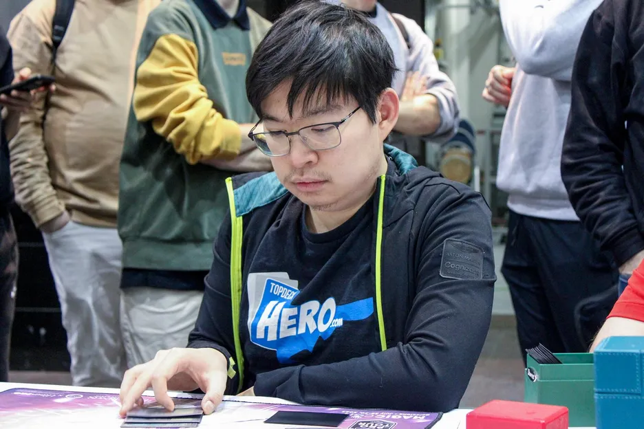 Patrick Wu at Canada's regional championship in February. 