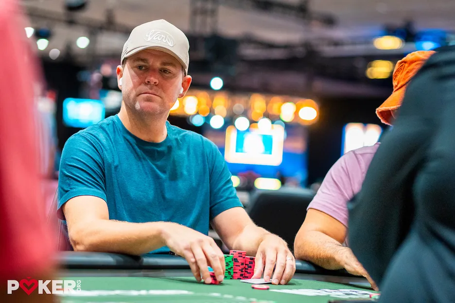 Marco Johnson survived an early all-in on the bubble...that then lasted three and a half hours more