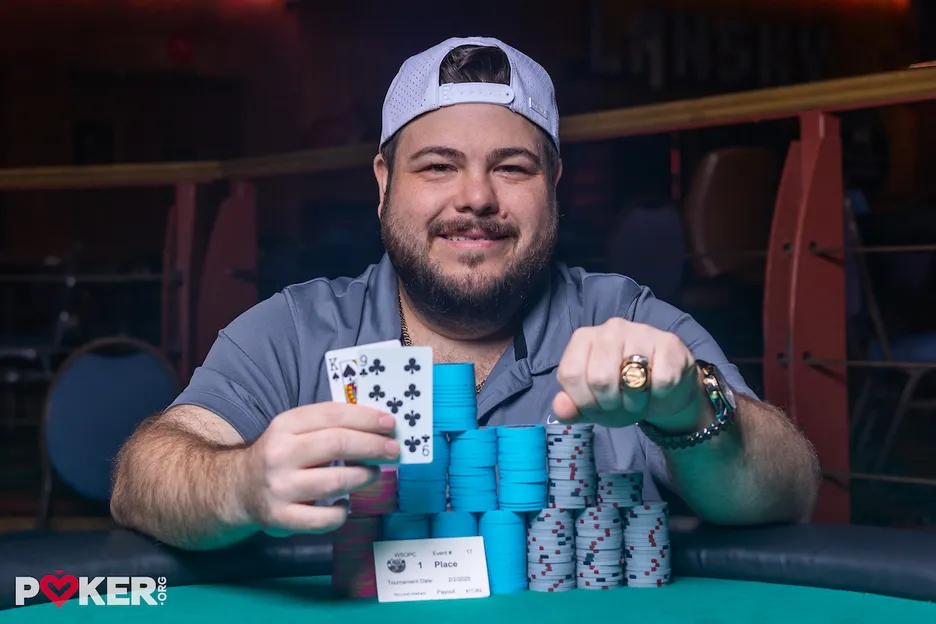 William Cody Stanford with ring #3 of the series