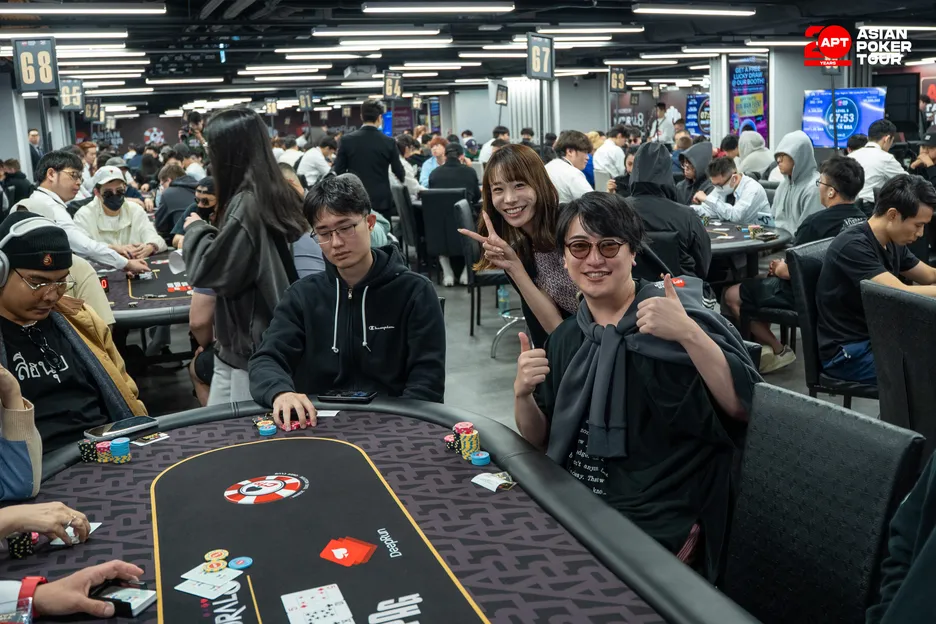 The entirety of the APT Taipei Main Event is being played at Red Space.