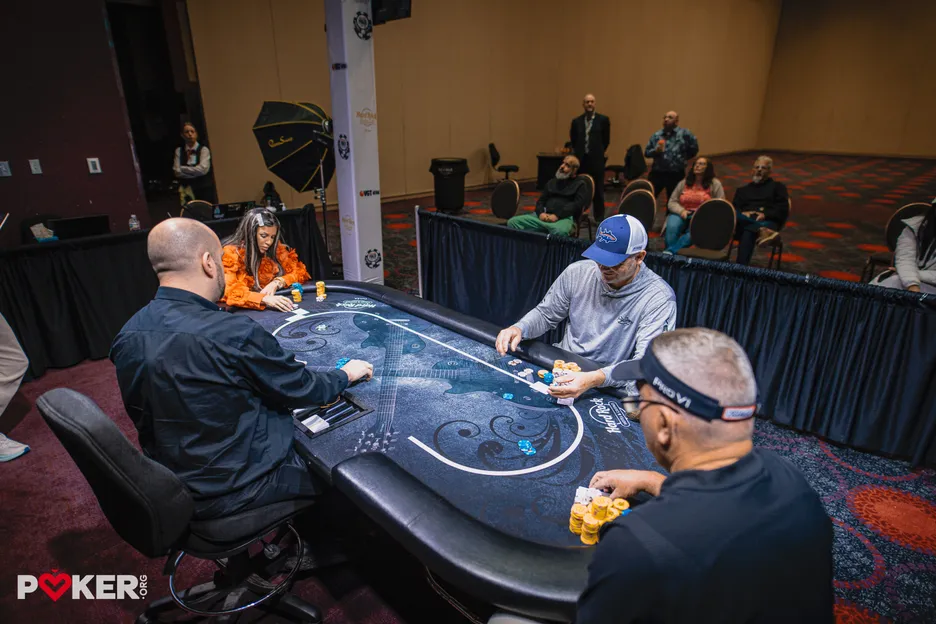 The champ made quick work of the final group on Monday. 