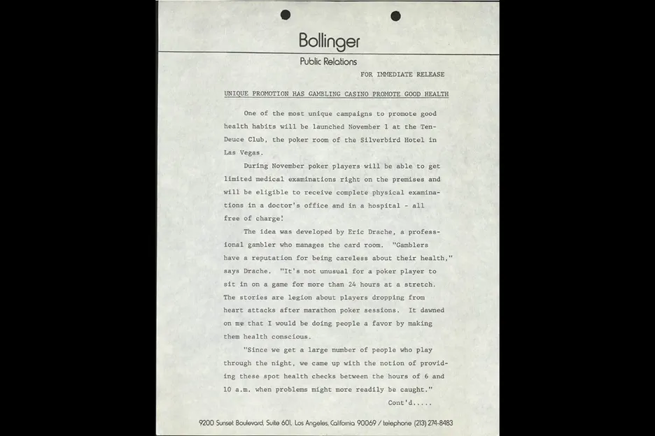 A doctor would be on hand from 6 am to 10 am for free physicals. (Page 1)